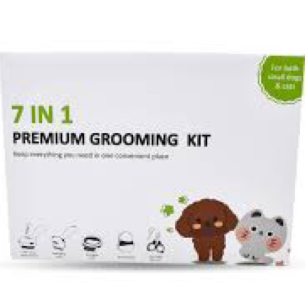 Cat Grooming: 7 in 1 Premium Pet Grooming Kit